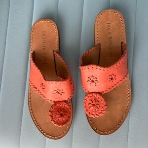 Jack Rogers sandal size 5.5 peach
